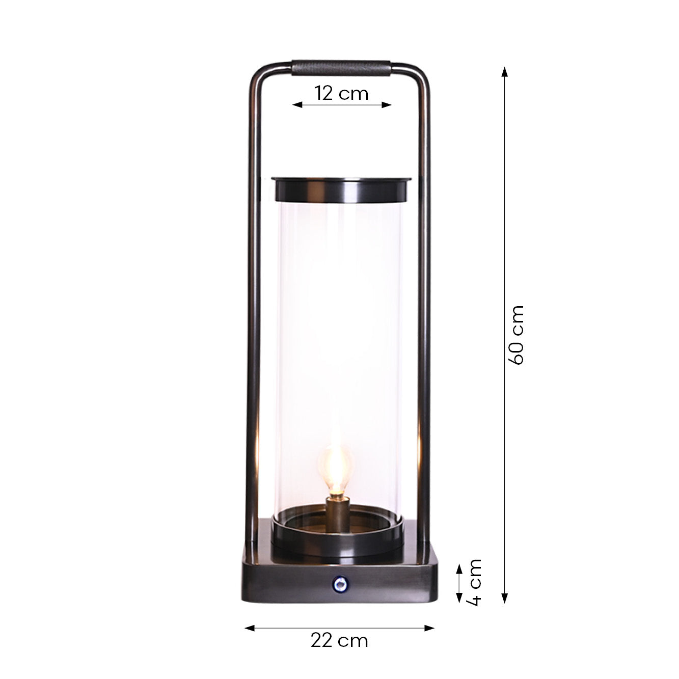 Zenith Laterne - dimmbare, wiederaufladbare LED-Kupfer-Handlaterne