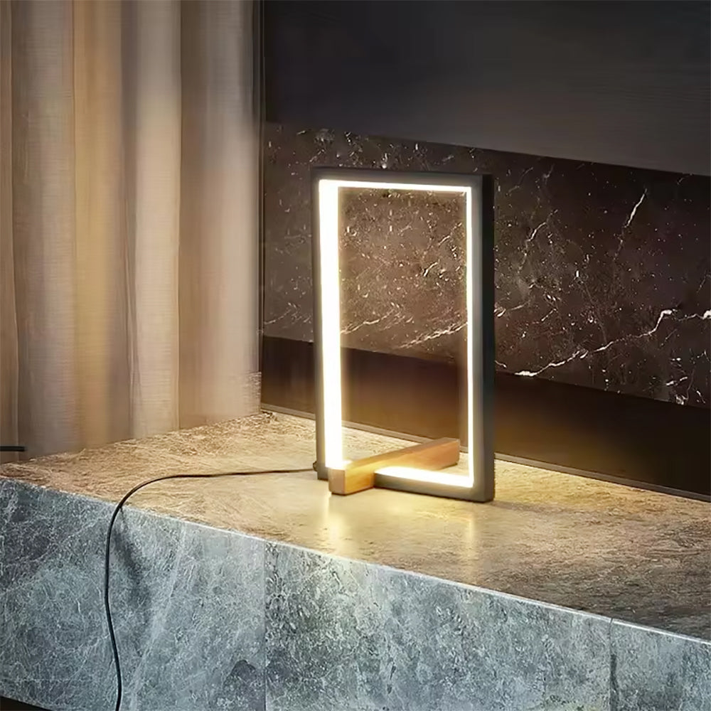 The Frame - grau-kupfrige, rahmenförmige LED-Highlight