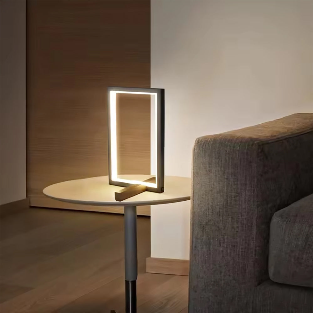 The Frame - grau-kupfrige, rahmenförmige LED-Highlight