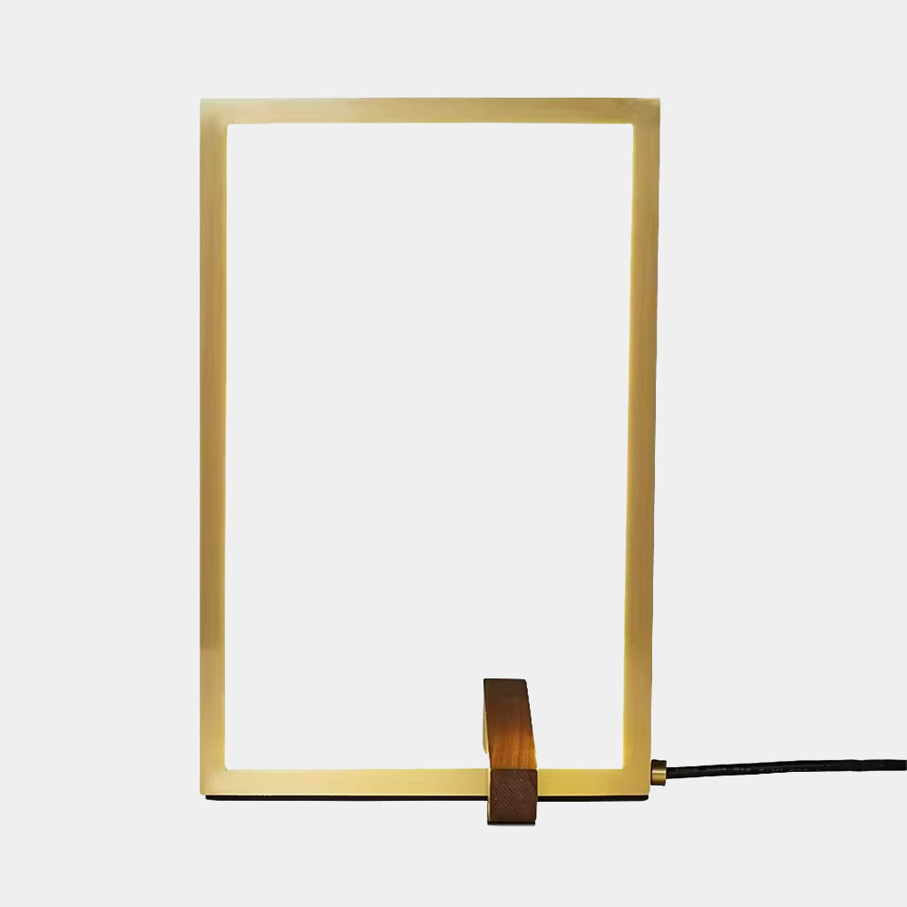The Frame - grau-kupfrige, rahmenförmige LED-Highlight