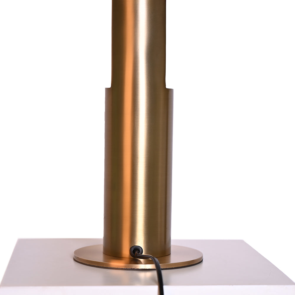 Astra Luce - dimmbare LED-Tischlampe mit moderner zylindrischer Schnitt-Schräge
