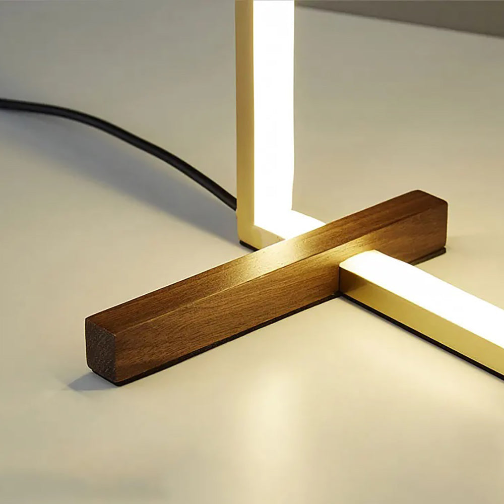 The Frame - gold-kupfrige, rahmenförmige LED-Highlightlampe