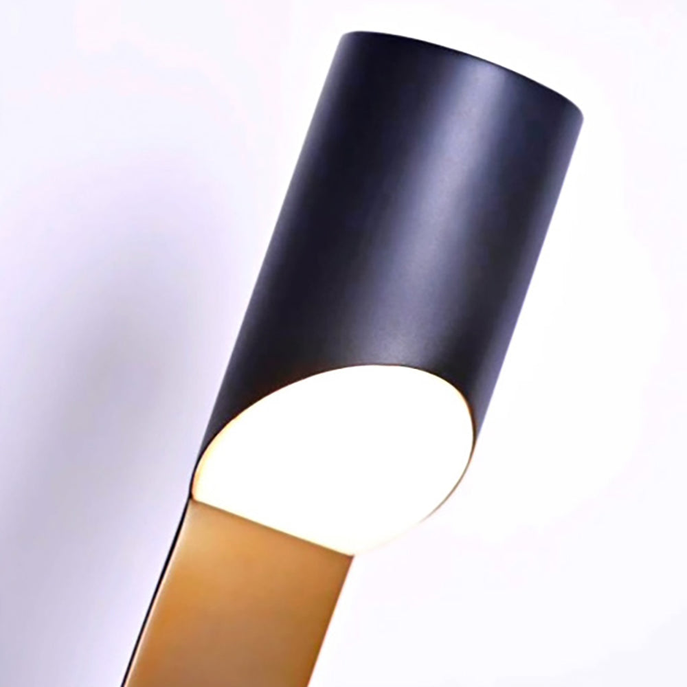 Astra Luce - dimmbare LED-Lampe mit zylindrischer Schnitt-Schräge