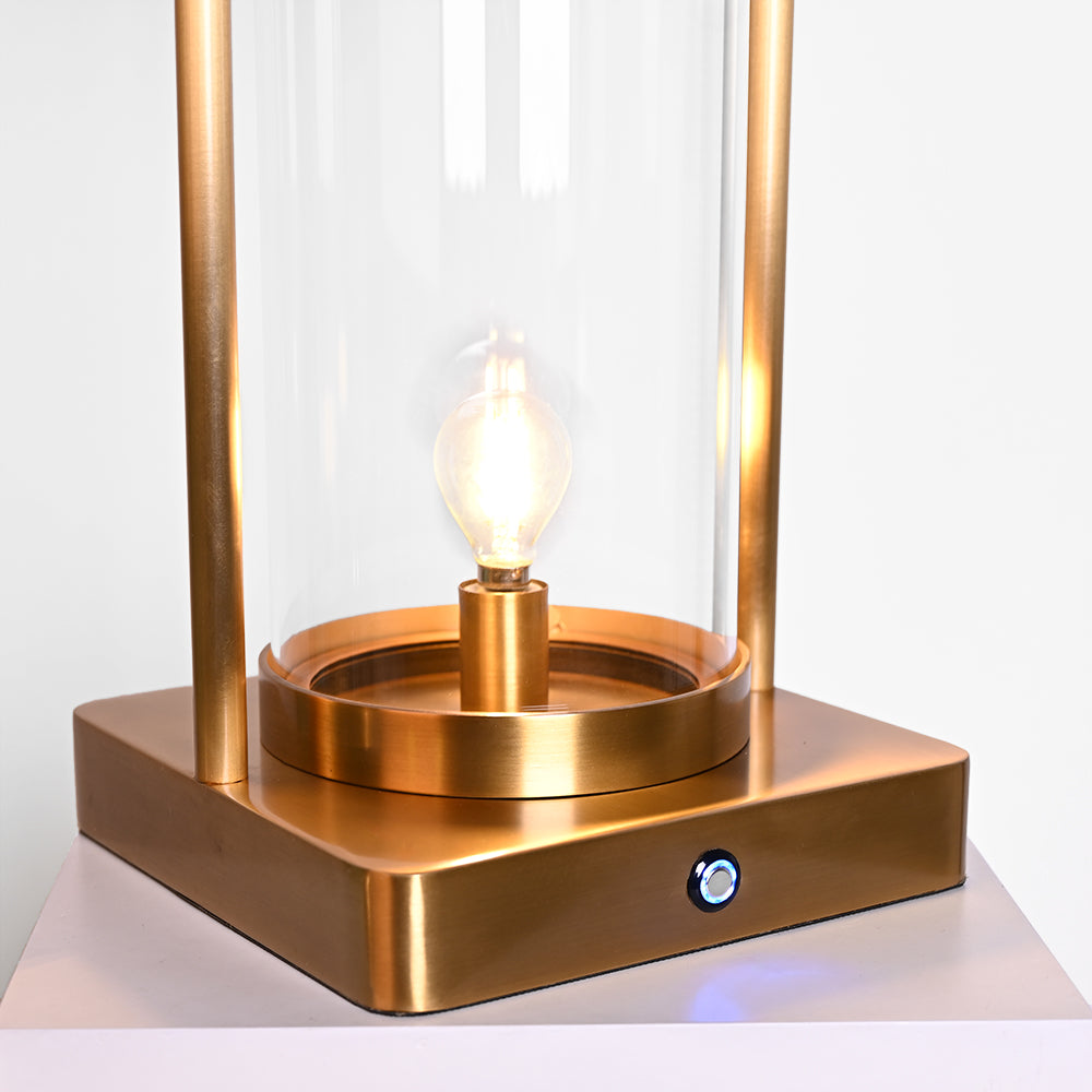 Zenith Laterne - dimmbare, wiederaufladbare LED-Kupfer-Handlaterne