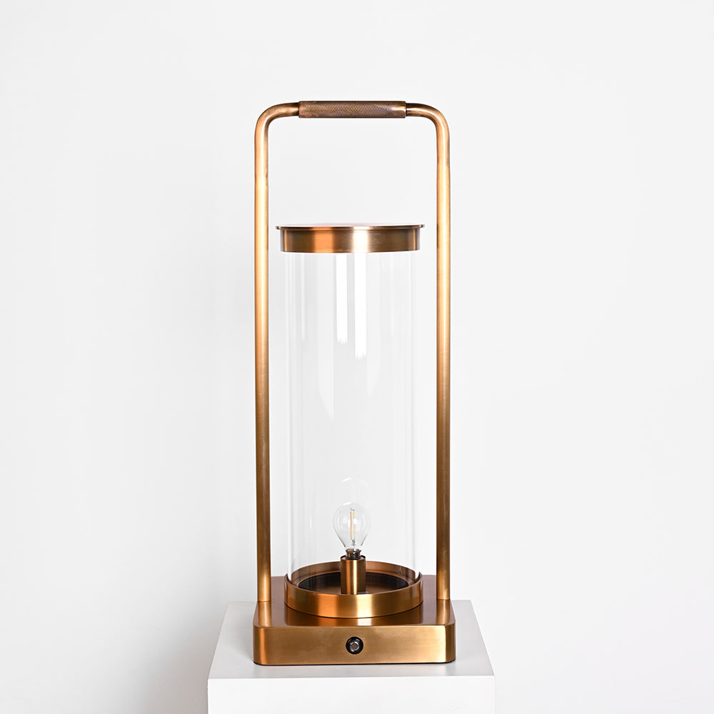 Zenith Laterne - dimmbare, wiederaufladbare LED-Kupfer-Handlaterne