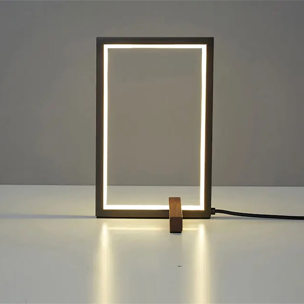 The Frame - grau-kupfrige, rahmenförmige LED-Highlight